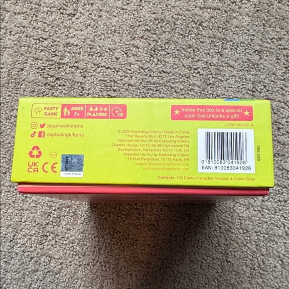 Mantis Colorful Card Game by Exploding Kittens - Picture 2 of 5